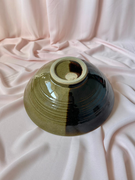 Large Noodle Bowl - Green/Black