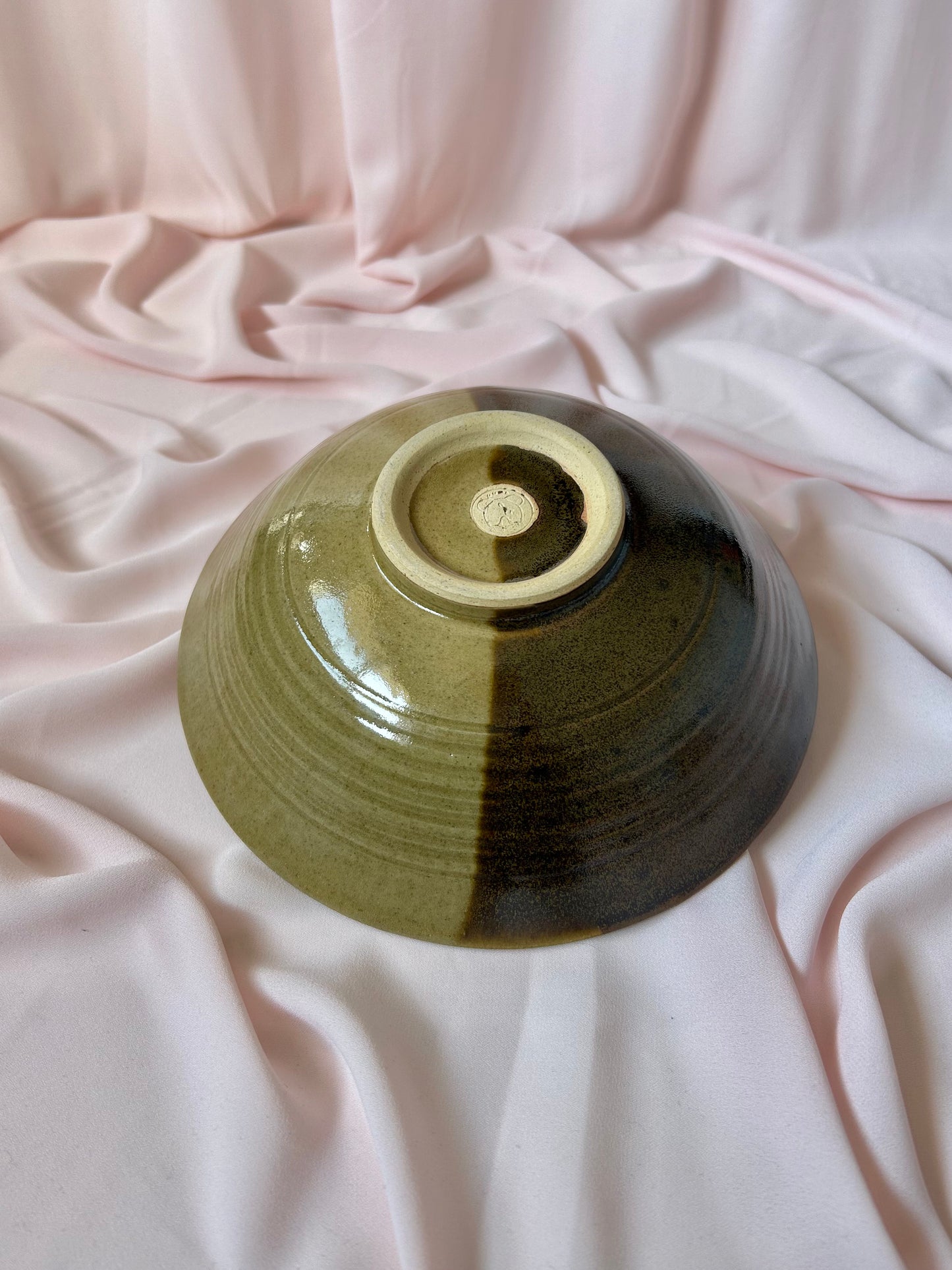 Large Noodle Bowl - Green/Dark Green