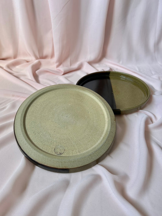 Levitating Plate - Green/Black