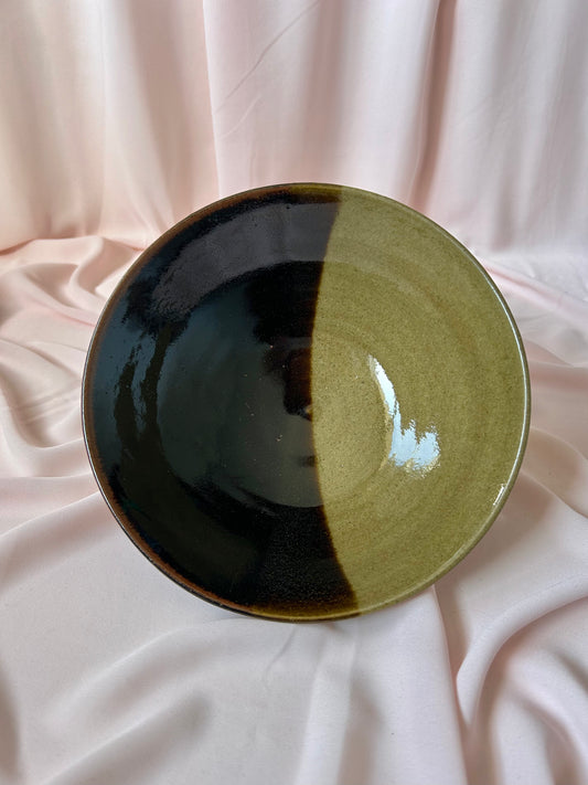 Large Noodle Bowl - Green/Black