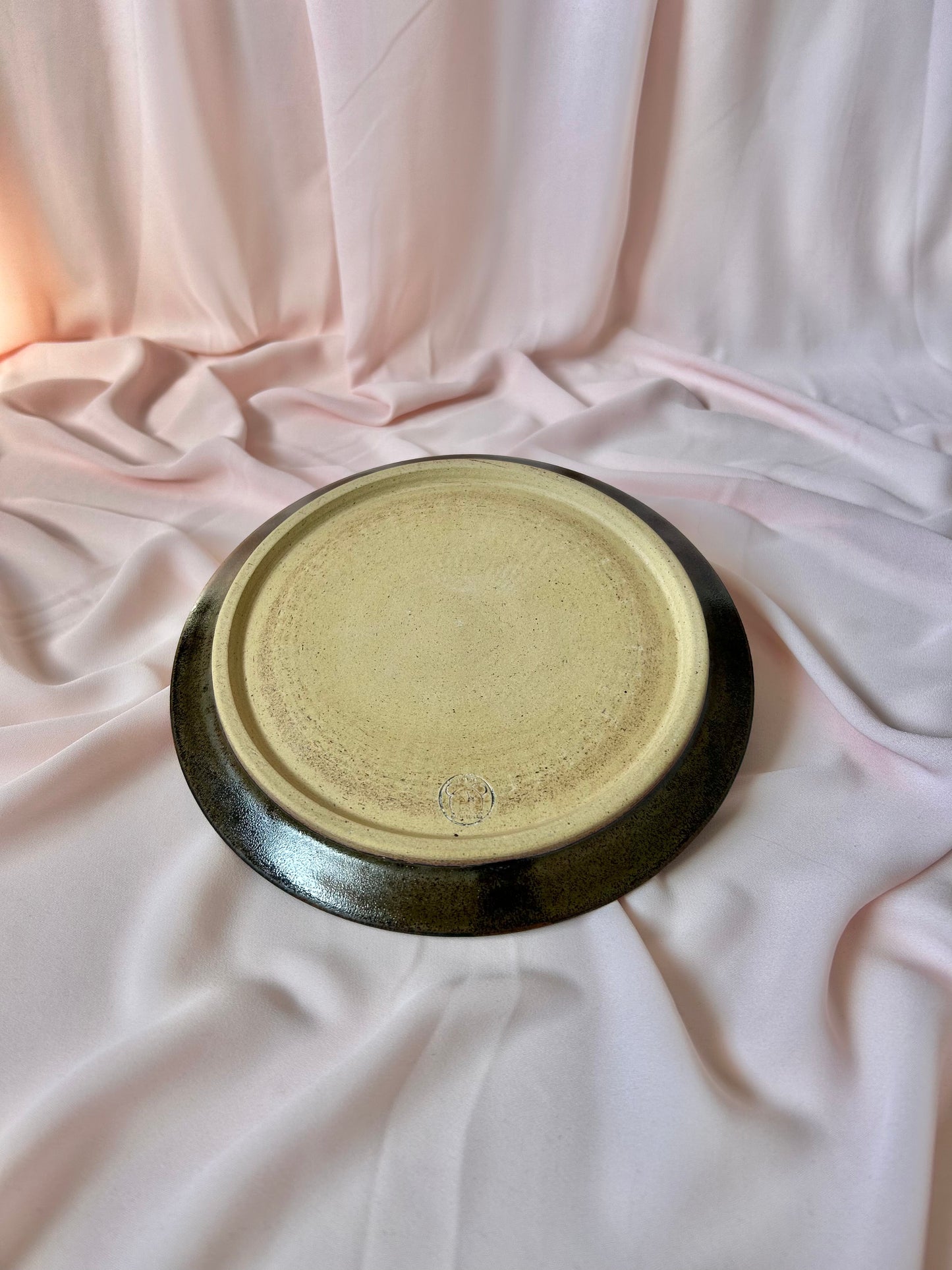 Flared Plate - Dark Green