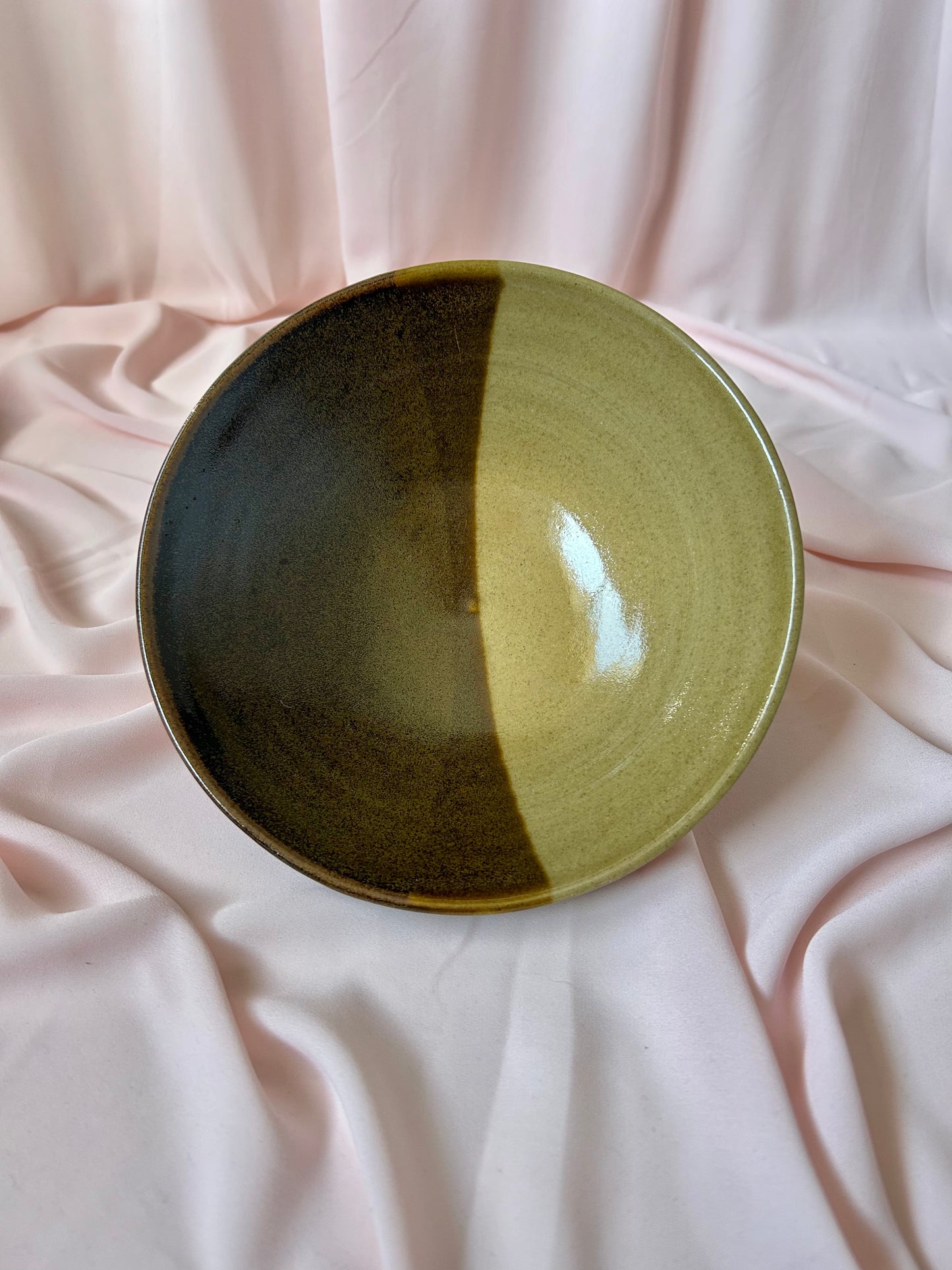 Large Noodle Bowl - Green/Dark Green