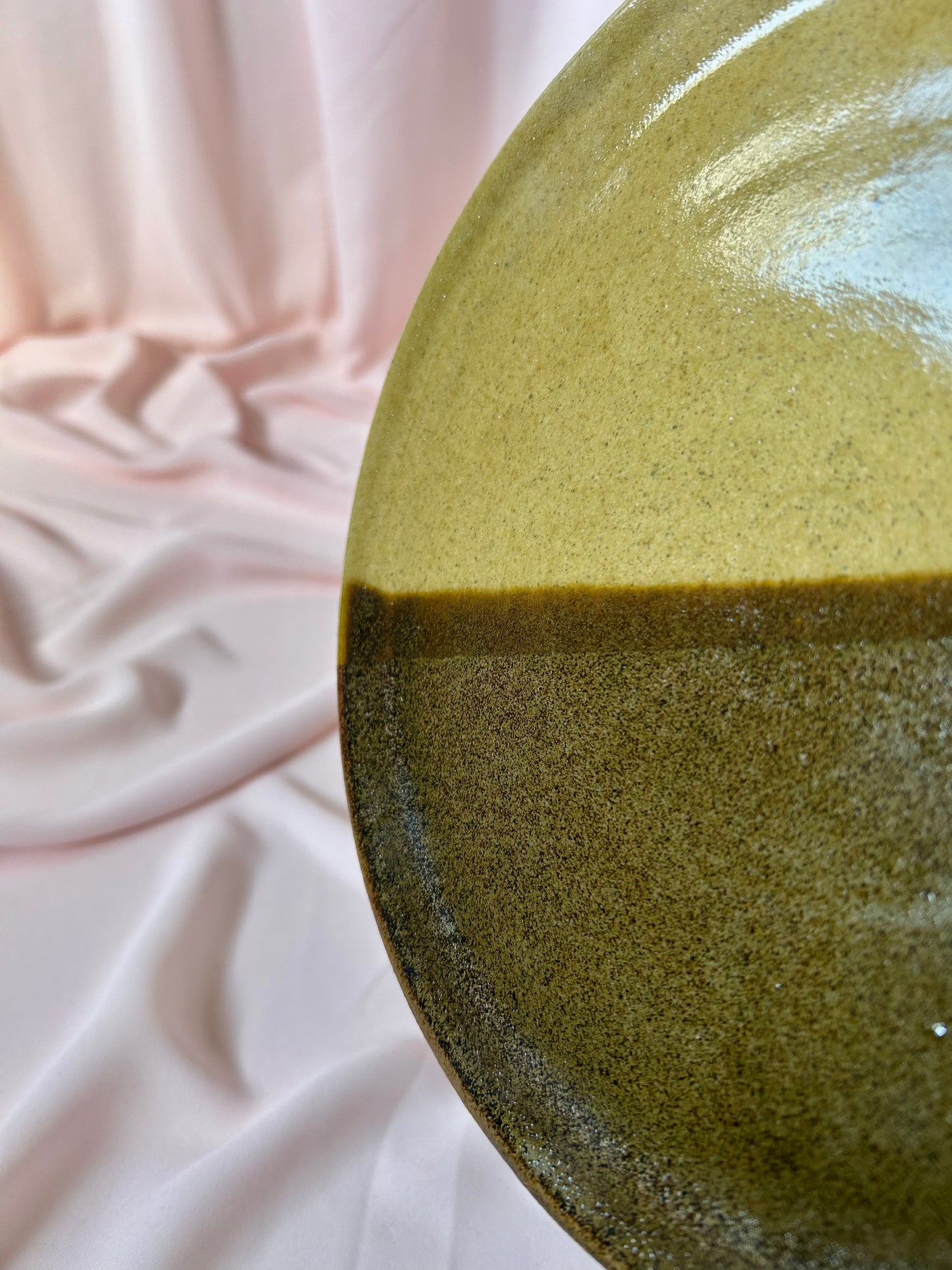 Flared Plate - Green/Dark Green