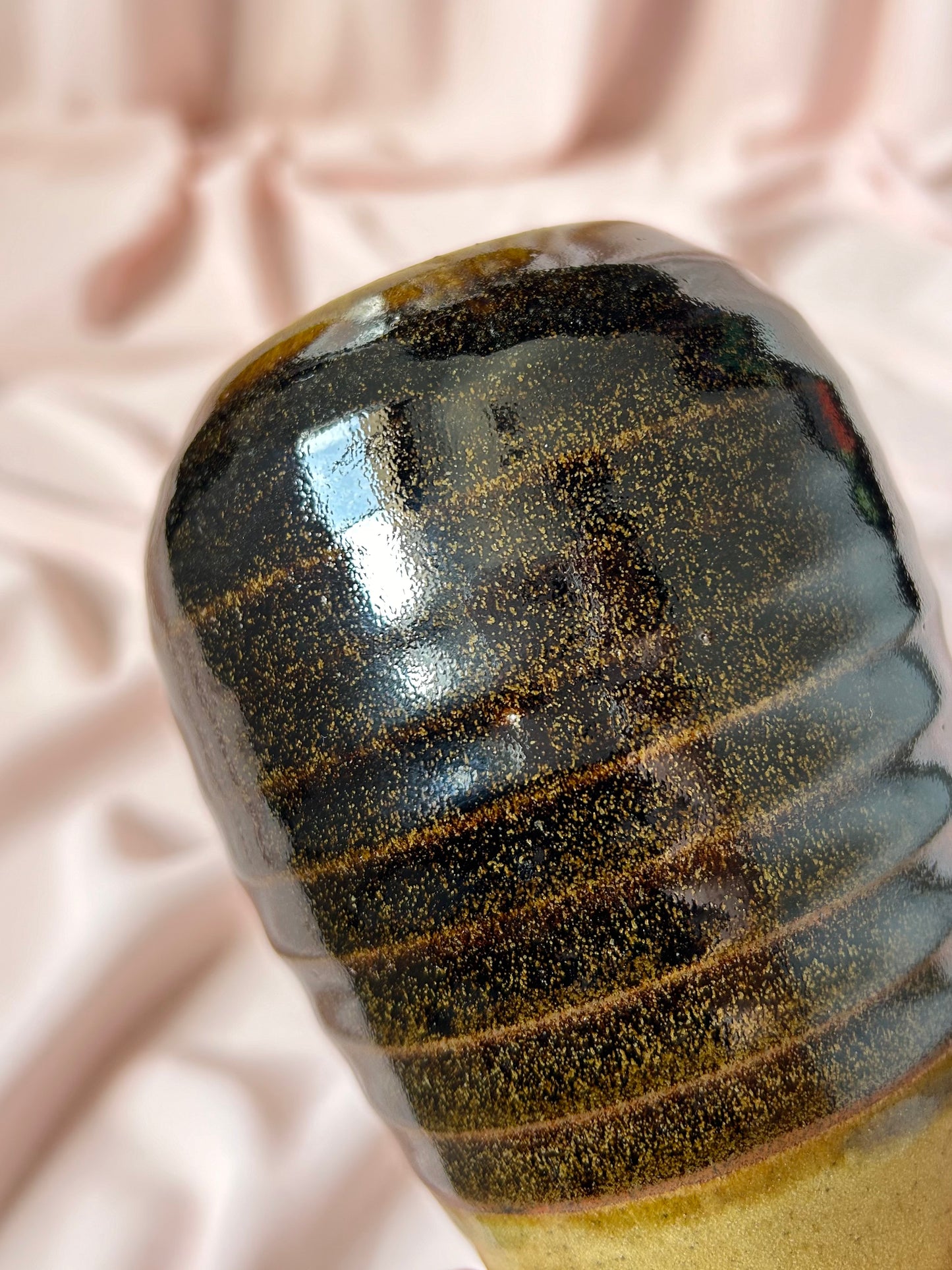 Tall Inverted Bubble Vase