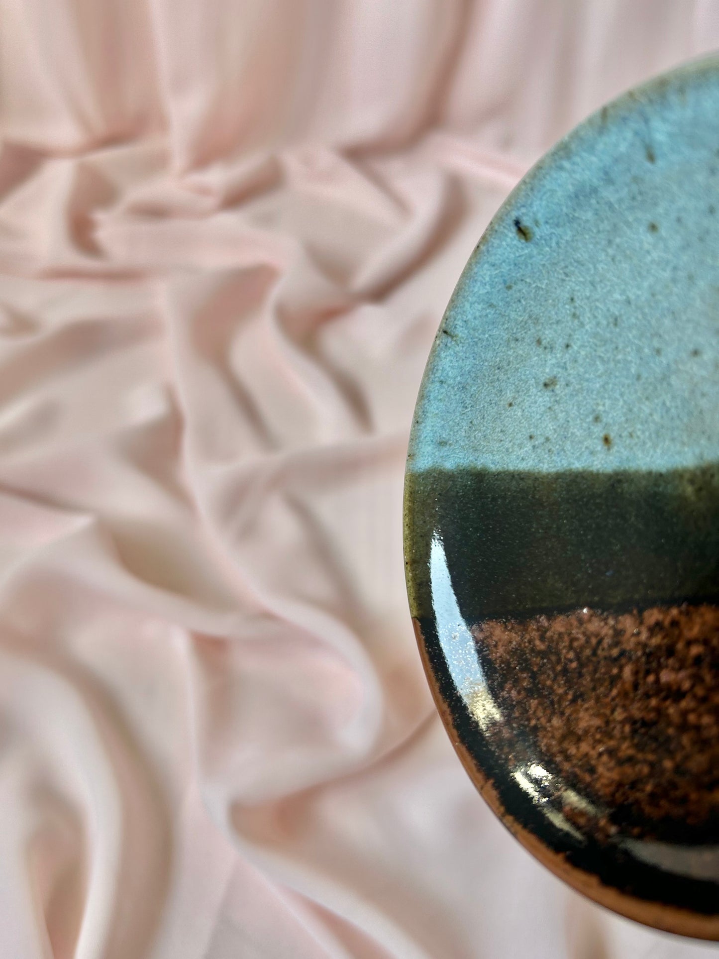 Tasting Dish - Blue/Black