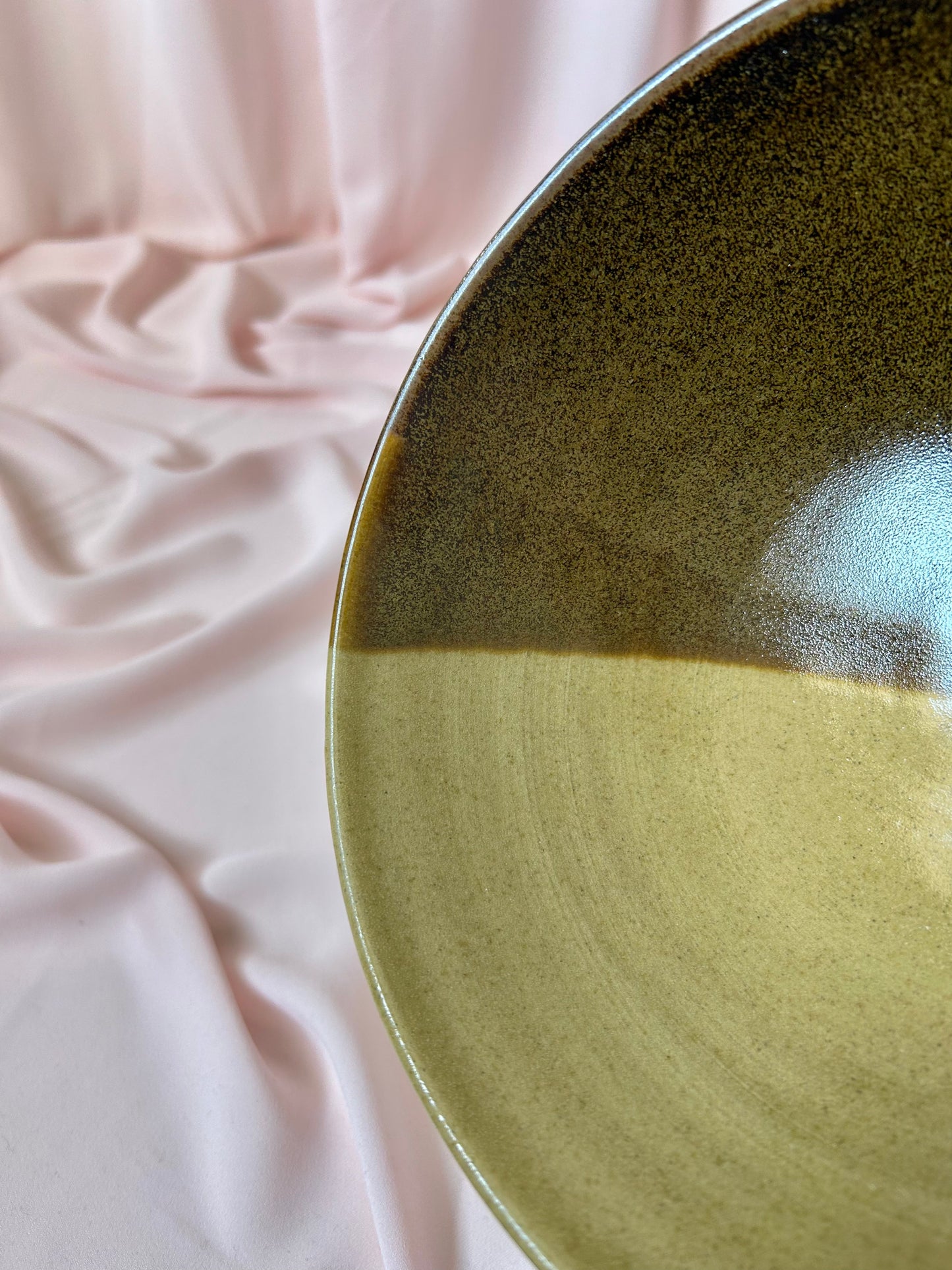 Large Noodle Bowl - Green/Dark Green
