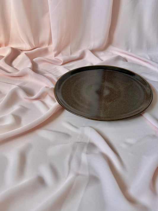 Flared Plate - Dark Green