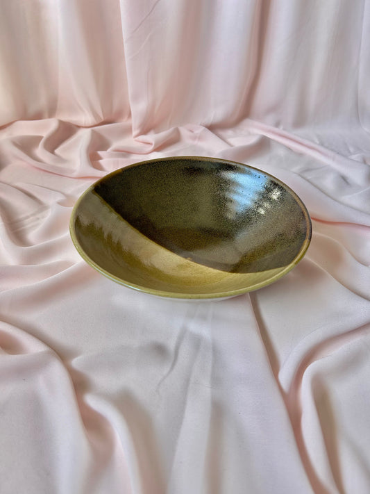 Large Noodle Bowl - Green/Dark Green