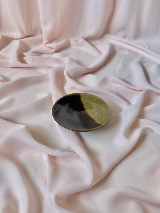 Tasting Dish - Green/Black